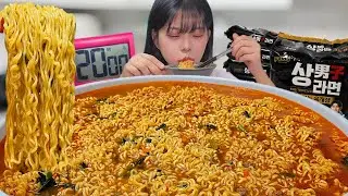 Только для настоящих мужиков 💪 8 раменов за 20 минут! 🔥Korean eating show mukbang