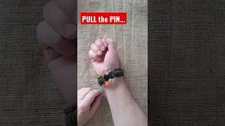 New Creation. Side Release Buckle Bracelet but Quick Release #paracord #survival