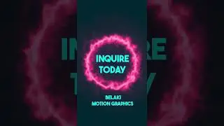 🟣Neon Energy Glow using After Effects Saber plug in
