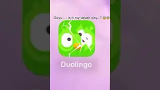 I&rsquo;ve been skipping Duolingo for some time 😨 #doulingo  #death #spanishorvanish