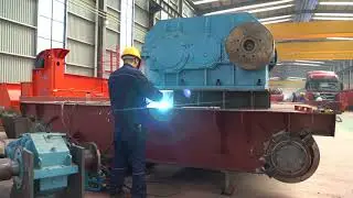 Open winch welding - Crane open winch for sale for double girder overhead crane & gantry crane