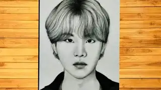 Beautiful and realistic BTS Suga drawing step by step