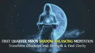 417Hz Shadow Work Meditation | First Quarter Moon Healing & Energy Clearing (22:22)