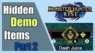 MHR Hidden Items Data Mined- MHR Demo Part 2
