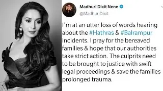 Madhuri demands strict action against Hathras and Balrampur gang-rape culprits