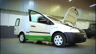 Electric Powered Volkswagen E-Caddy 2021.