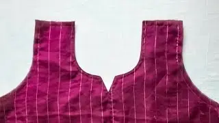 ക്യാൻവാസ് വെച്ച് നെക്ക് തയ്ക്കാം 