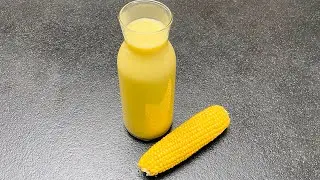 #VEGAN 🌽 🥛 Corn Milk Recipe | I COOK 4 U