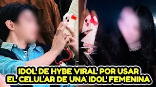 POPULAR IDOL VIRAL POR USAR EL TELÉFONO DE UNA IDOL FEMENINA 