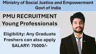 Ministry of Social Justice and Empowerment PMU Recruitment 2025 Job Notification Vacancy MoSJE Govt