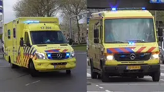 Mobiele IC Units (MICU' s) 17-304 & 17-302 met spoed door Rotterdam-Zuid!