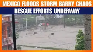 Central Mexico | Residents Battle Floods and Debris After Storm Barry | News9