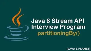 Java Stream API interview Program || Java 8 ⚡🚀 || Interview Programs || 