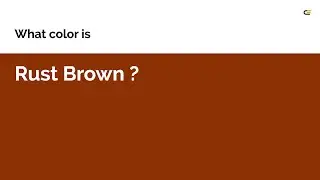 Rust Brown color #8b3103 hex color - Red color - Cool color 8b3103