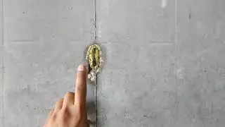 How to fill Tie patti Holes in Mivan shuttering of wall Panels   GP2 Material used with precautions