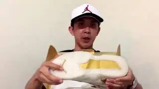 Double up review of the Jordan Retro 8 Championship Trophy light bone/white
