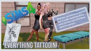 Sims 4 Businesses and Hobbies // A deep dive into everything tattoos from an 