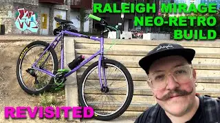 Raleigh Mirage Neo-Retro build - Commuter bike vintage MTB REVISITED