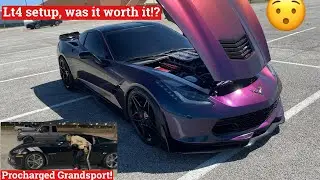 xxxhp C7 Corvette Mods review, Lt4 Setup, Was it worth it! & Subscribers Procharged C6!