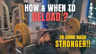 DELoad Week in Strength Training ; DEload now to come back STRONGER