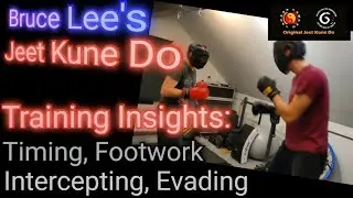 Original JKD Training Insights - Timing, Footwork, Disengaging, Evading, Intercepting...