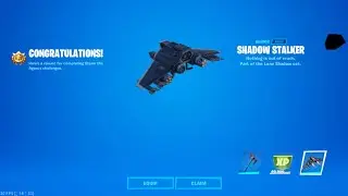 Unlocking new Shadow Stalker glider In Fortnite...