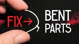 How to fix bent part of resin miniature. Two ways to straighten out resin details.