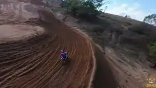 Mikee Lucy #128 at Blue Cru @MonsterMountainMX  #fpvchase  #motocross 