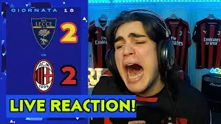 NON MI DO PACE - LECCE-MILAN 2-2 - #LIVEREACTION #67