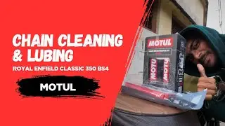 Chain Cleaning and Lubing 🔗 | Motul chain cleaning and Lubing kit | #motul #royalenfield 