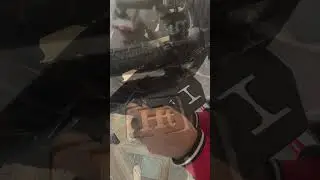 RE Hunter Foot rest HT Exhaust #royalenfield #hunter350 #footrest #htexhaust #shortvideo #shorts #re