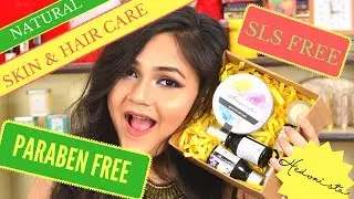 NATURAL PARABEN FREE SKINCARE Ft. HEDONISTA + GIVEAWAY| CHEMICALS FREE SKIN CARE IN INDIA