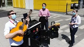 Music therapy at Montreal Children's Hospital
