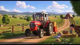 The Tractor Goes Vroom | Fun Tractor Song for Kids | Nursery Rhymes & Songs for Children