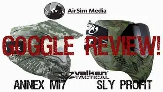 AirSim Reviews Valken Sports Sly Profit and MI7 Airsoft-Paintball Masks