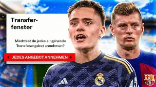 ACCEPT EVERY TRANSFER OFFER *EXTREMELY*!! 🤯✅ FC24: Real Madrid Sprint to Glory