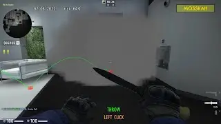 How to Smoke Connector on Agency, option 1 - CSGO