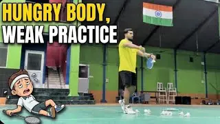 WHY PRACTICING ON AN EMPTY STOMACH ????IS NOT OK FOR PLAYERS!