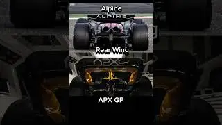 Alpine vs APX GP comparison #f1 #apx #apxgp #alpine @Liamtheplanenerd