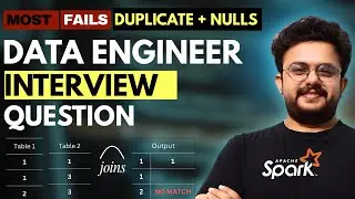PySpark JOIN Question Asked in Every Interview | Duplicates + NULL | Deepankar Pathak