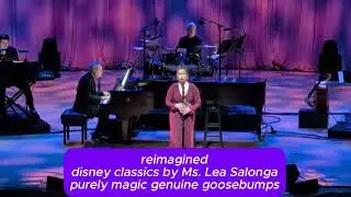 Lea Salonga Disney classics Stage Screen & Everything in between #leasalonga #disney #concert #music