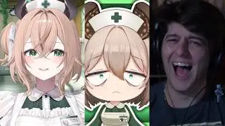 A FleshTuber watches Nimi Nightmare for the first time | Scrubing Reacts to VTubers