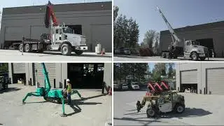 Falcon Equipment's Lifting Lines | Palfinger, National Crane, Dieci Telehandler & Maeda Mini Crane