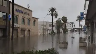 نهج سعد زغلول في تونس العاصمة نصفه تحت الماء: توقّف السير والطريق مسكرة