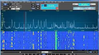 YO DX HF Contest CW 20 m 2016 video UA4ATB  HPSDR 2016 08 27 19:07