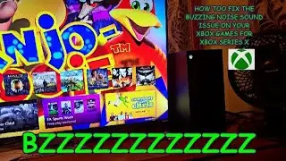 HOW TOO FIX THE BUZZING NOISE SOUND ISSUE ON YOUR XBOX GAMES FOR XBOX SERIES X