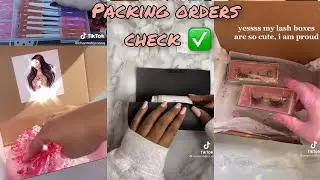 packing orders check ✅ small business 💞 satisfying tiktok