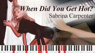 Piano Chords: When Did You Get Hot? (from 