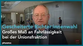 Erhard Scherfer zur gescheiterten Richter:innenwahl am 11.07.25