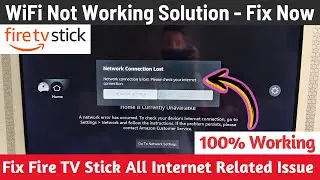 Fire TV Stick Wi-Fi Connection Problem Fixed ️&zwj;🔥 | Fire TV Stick Internet Not Working